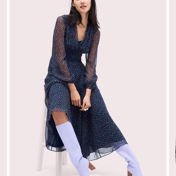 Kate Spade Parisian Lips Maxi Dress - Picture 4 of 6